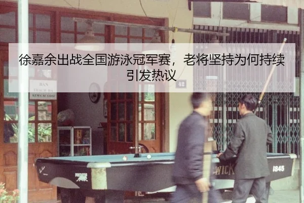 徐嘉余出战全国游泳冠军赛，老将坚持为何持续引发热议